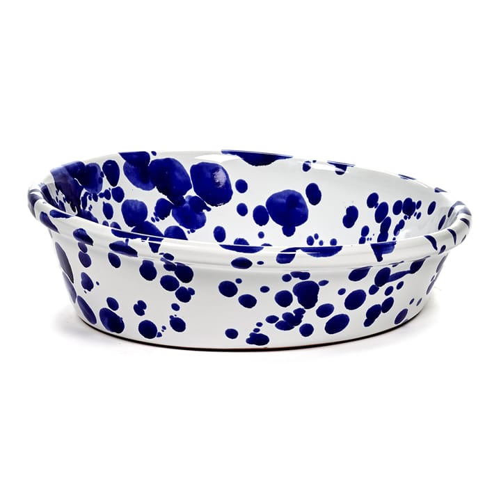Table Nomade Salatschale M - Weiß-blau - Serax