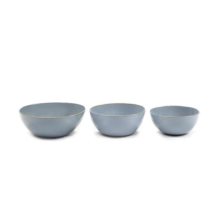 Terres de Rêves apero Schale 3 Teile - Smokey blue - Serax