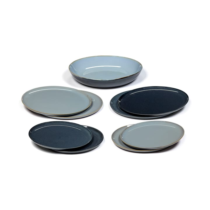 Terres de Rêves dinner set 9 Teile - Smokey blue-dark blue - Serax