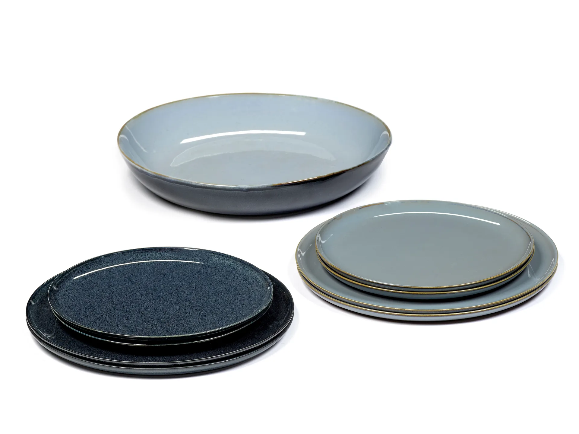 Terres de Rêves dinner set 9 Teile, Smokey blue-dark blue Serax