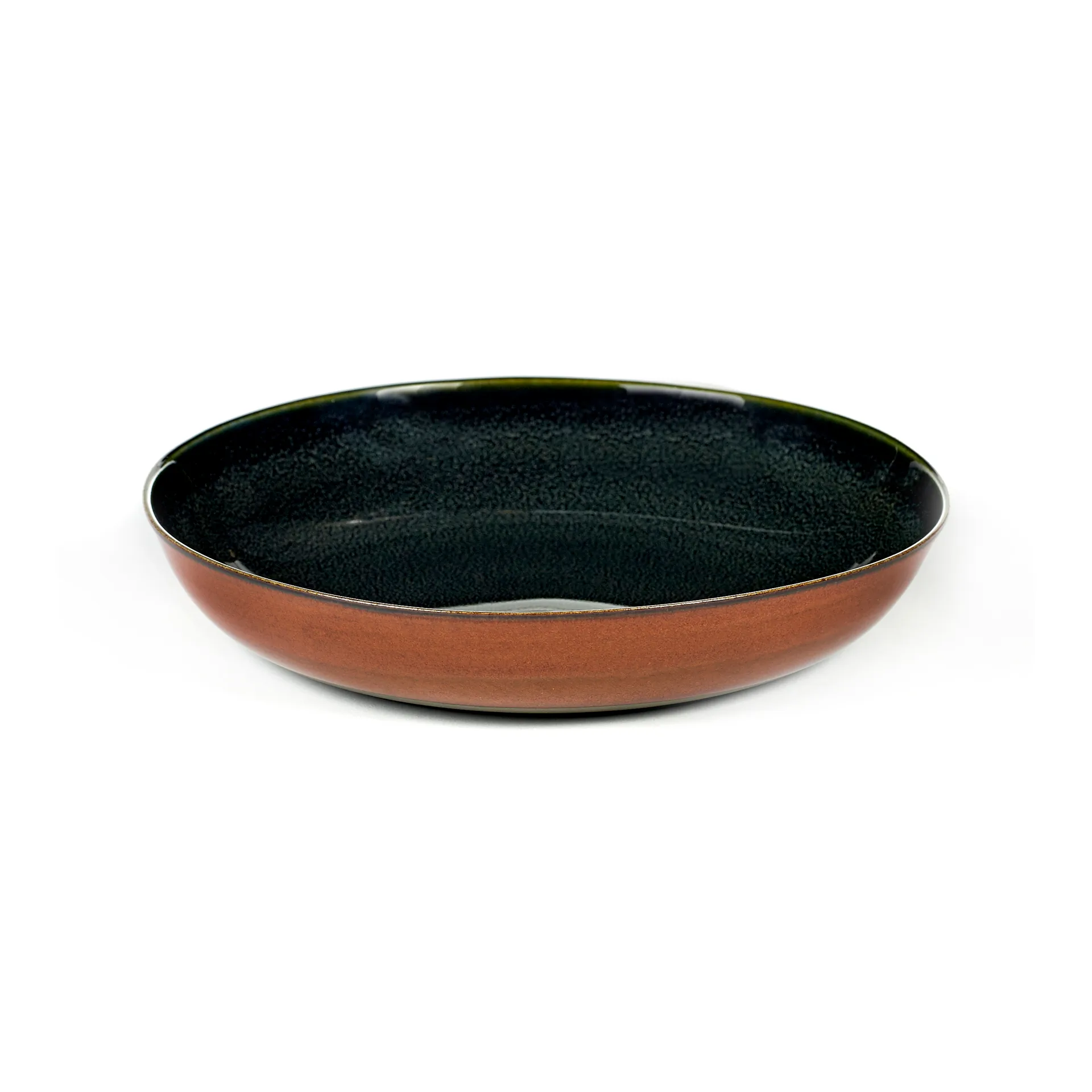 Terres de Rêves kleiner Teller 17,5cm, Dark blue-rust Serax