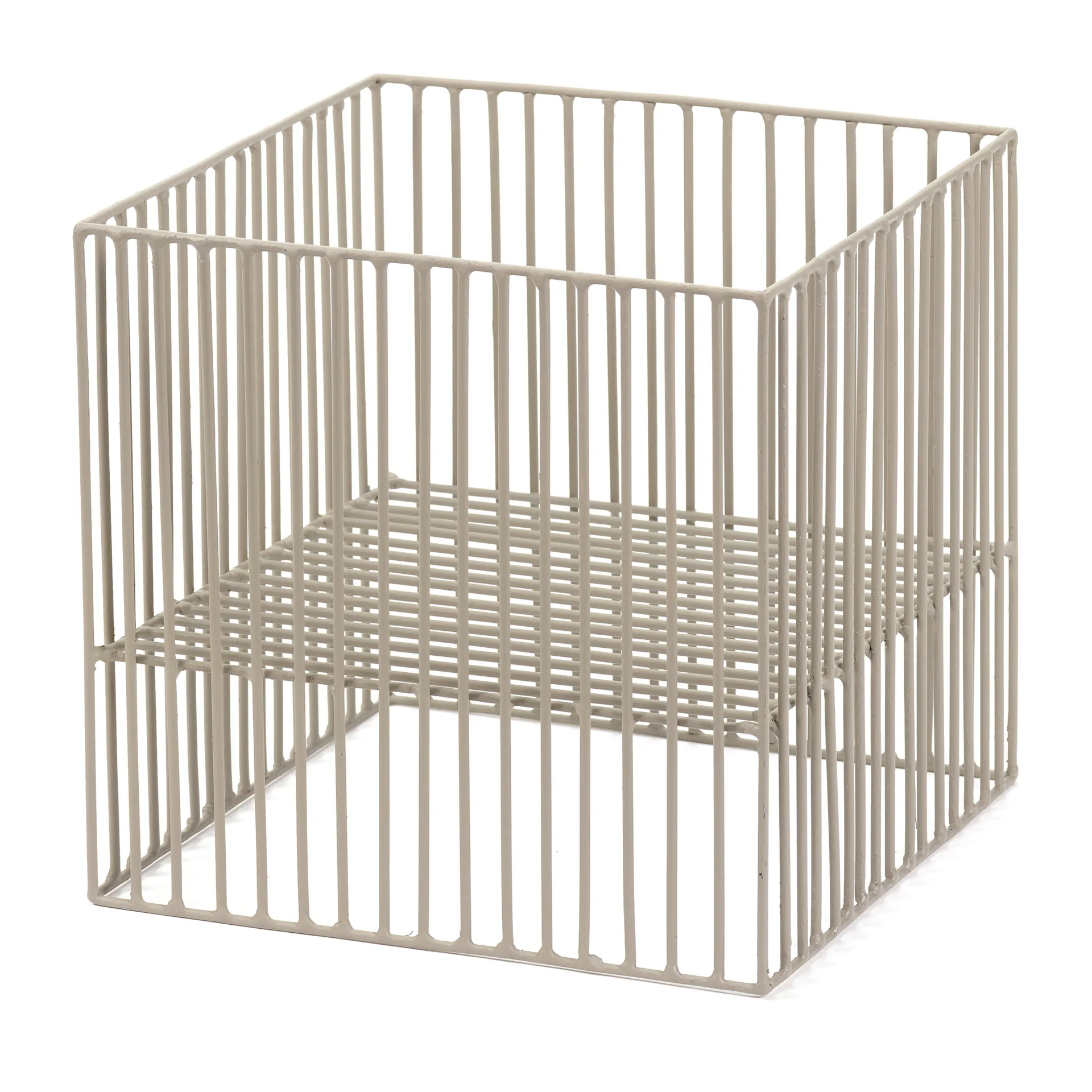 Turn Korb viereckig 22 x 22 cm, Grey Serax