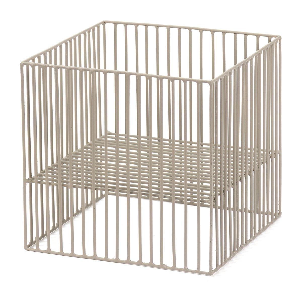 Serax Turn Korb viereckig 22 x 22 cm Grey | Skandinavisches Design | Aufbewahrungskörbe | Grau