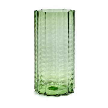 Waves 03 Vase 35 cm - Green-clear - Serax