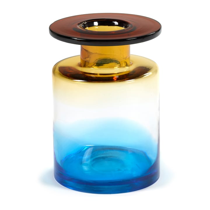 Wind & Fire Vase 27cm - Blue-amber - Serax