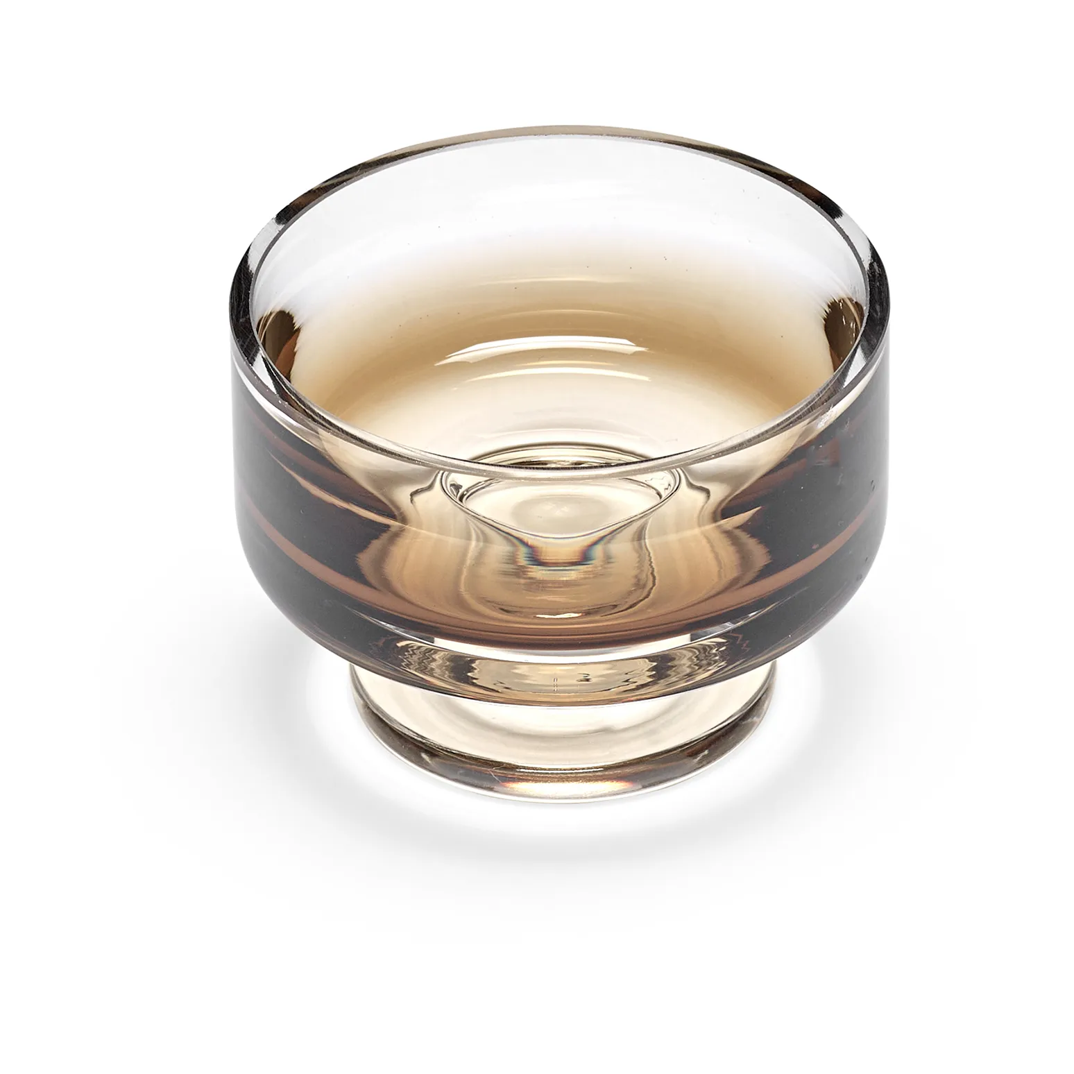 Zuma niedrige Schale auf Fuß S Ø8,5 cm, Amber Serax