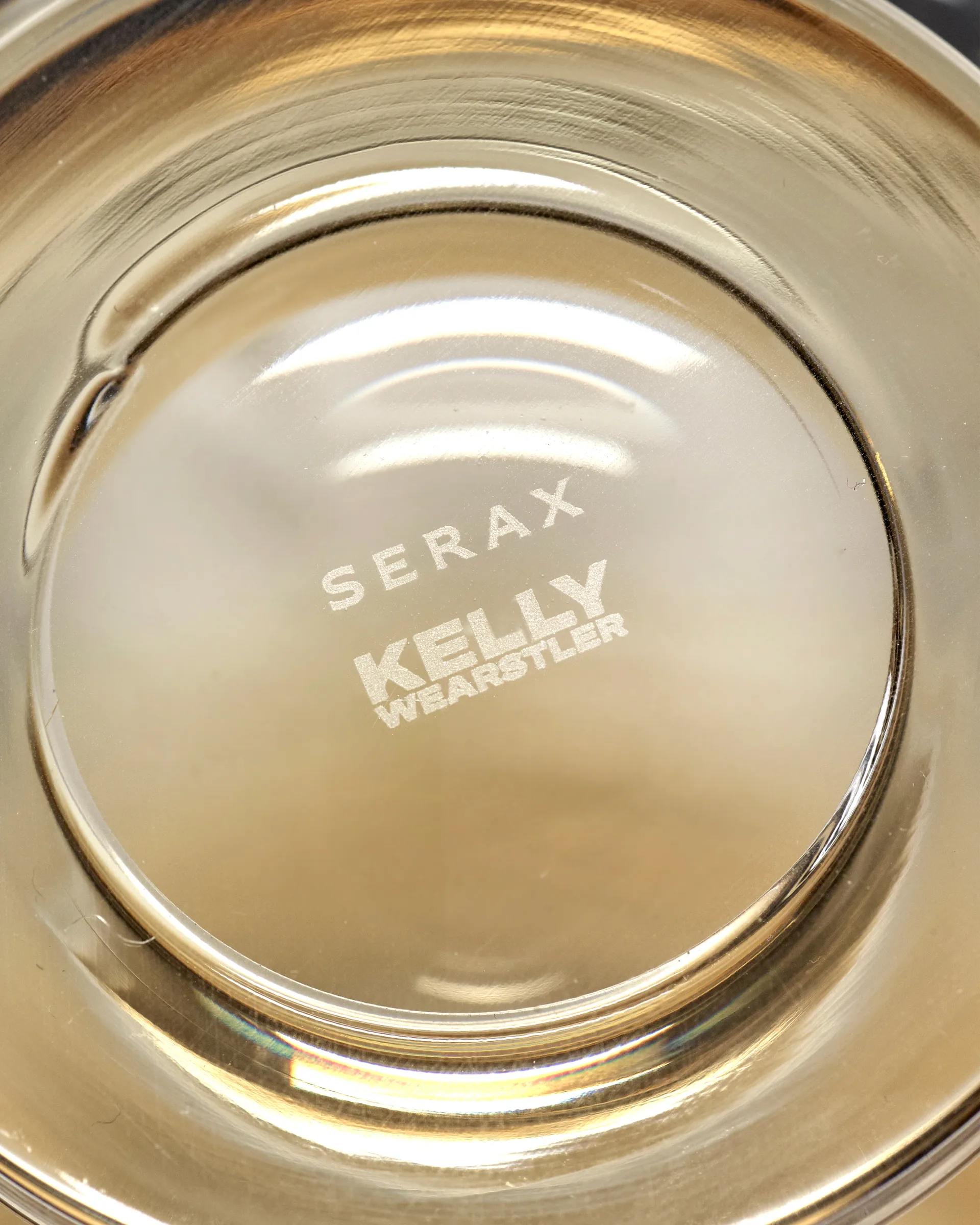 Zuma niedrige Schale auf Fuß S Ø8,5 cm, Amber Serax