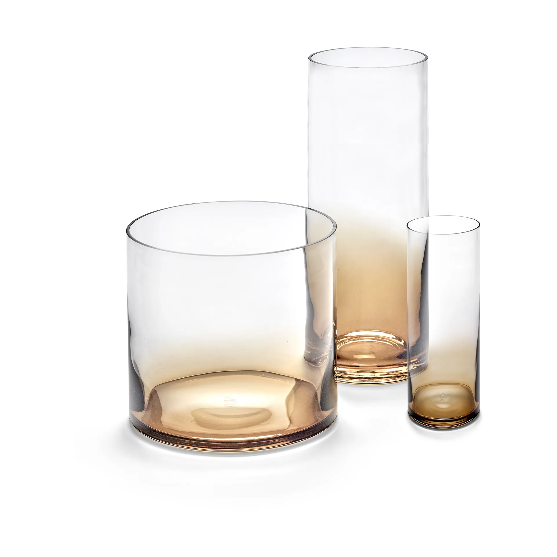 Zuma Vase S Ø5,3x16 cm, Amber Serax