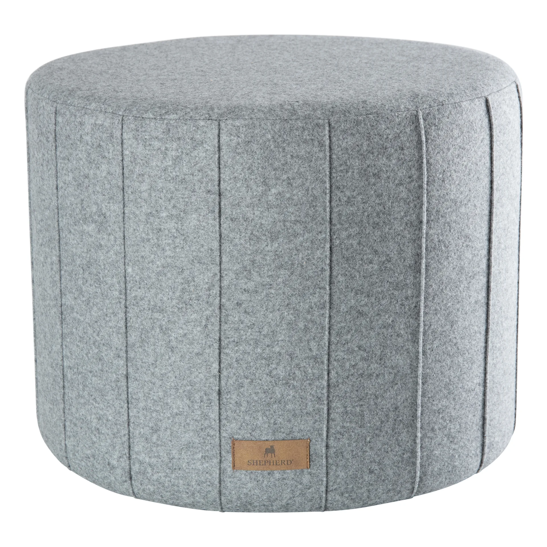 Shepherd Pouf Anja 40 x 50cm, Granit (grau) Shepherd of Sweden