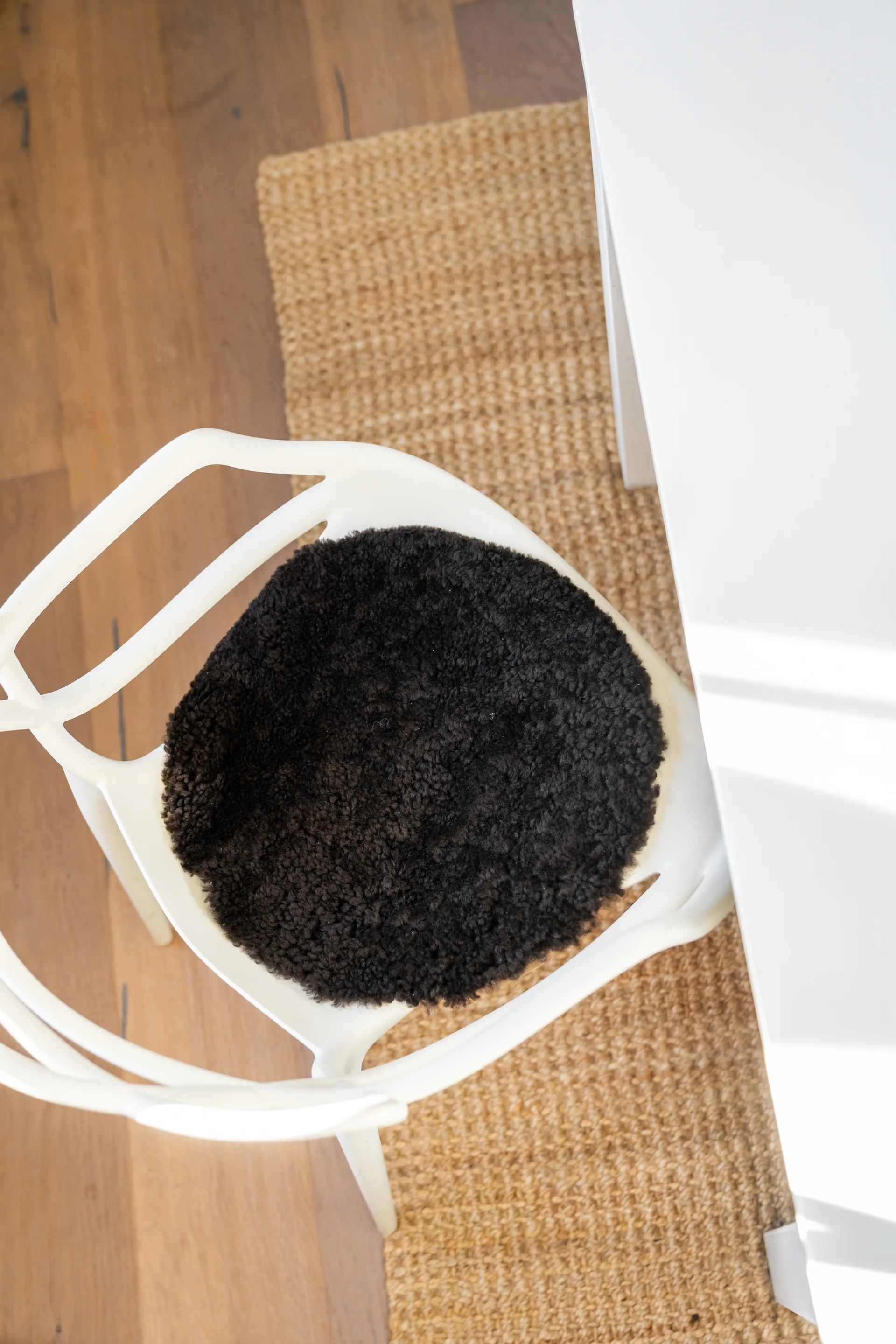 Shepherd Sitzkissen Jill gepolstert 38cm, Dunkelbraun Shepherd of Sweden