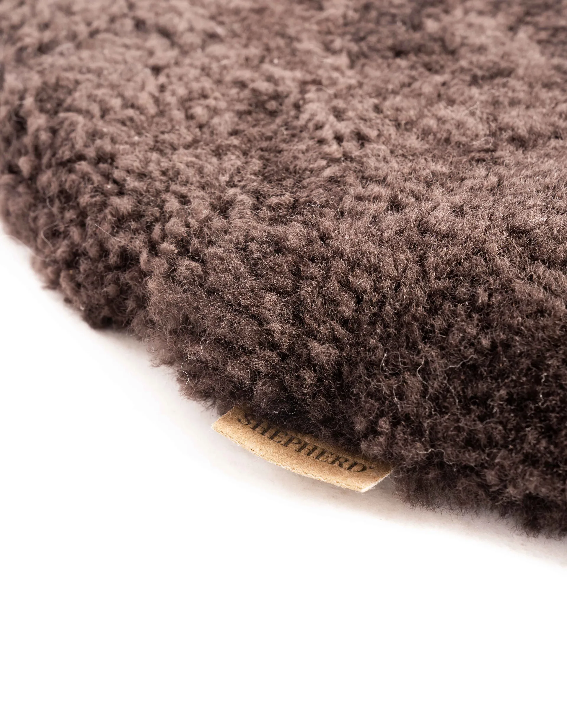 Shepherd Stuhlkissen Judith gepolstert 34 x 36cm, Dunkelbraun Shepherd of Sweden