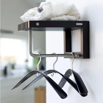 Cutter Wandregal mini - Eiche schwarz lackiert - Skagerak