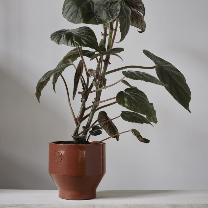 Edge Blumentopf (Indoor) Ø15 cm, Burned red Skagerak