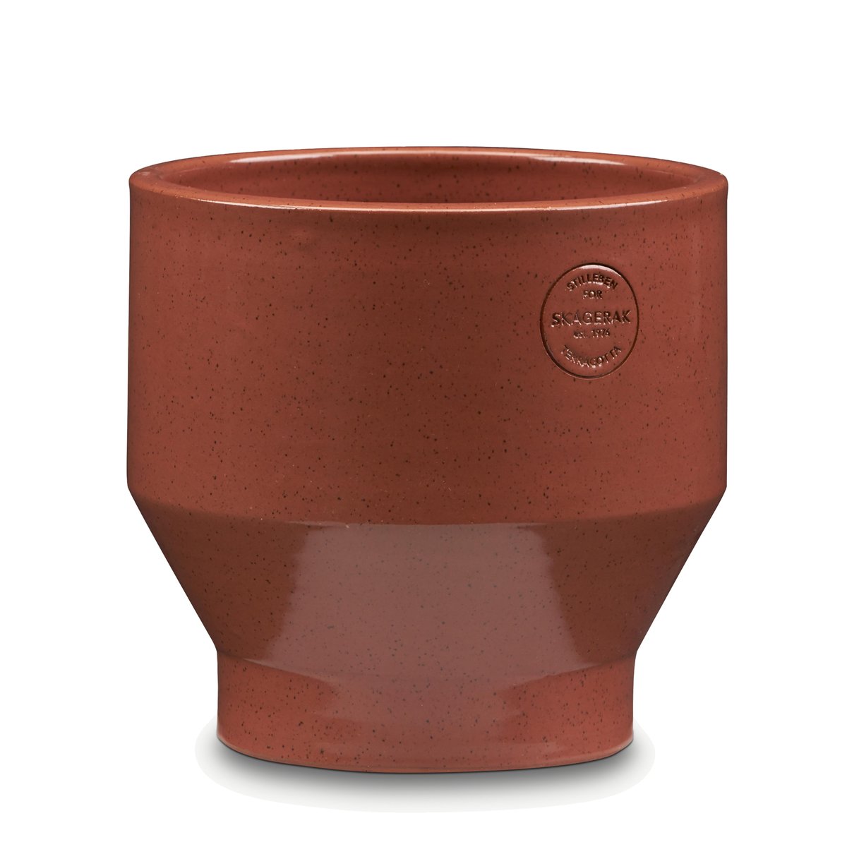 Skagerak Edge Blumentopf (Indoor) Ø18 cm Burned red