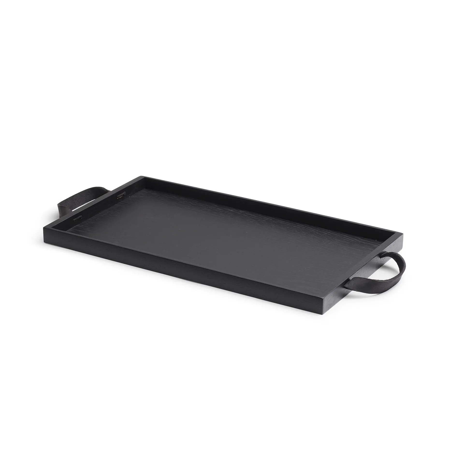 Norr Tablett 25,5x46 cm, Eiche schwarz lackiert Skagerak