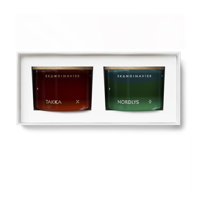 Fire & Light mini Kerzen Geschenkset 2-teilig, 2 x 90 g Skandinavisk