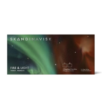 Fire & Light mini Kerzen Geschenkset 2-teilig - 2 x 90 g - Skandinavisk