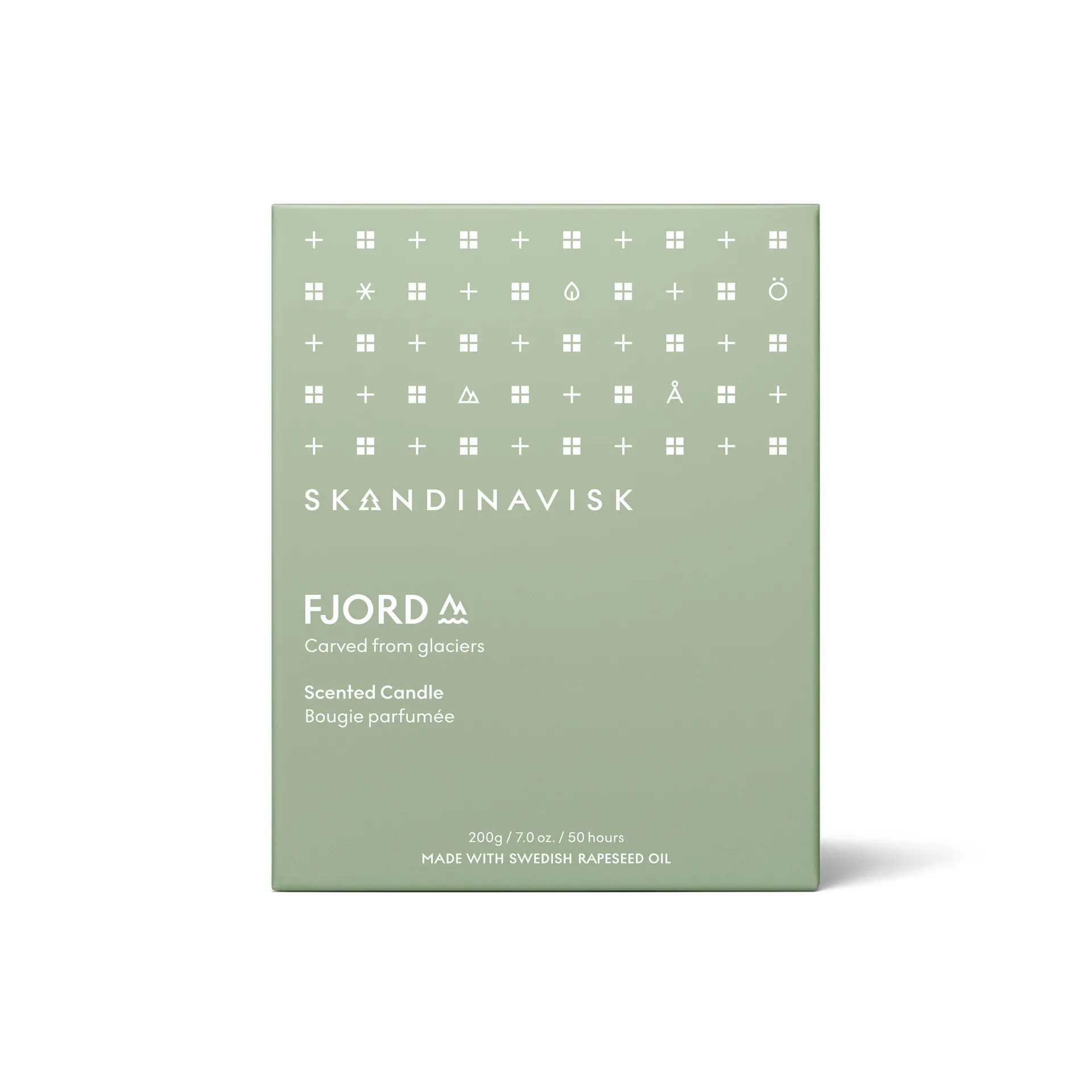 Fjord Duftkerze mit Deckel, 200 g Skandinavisk