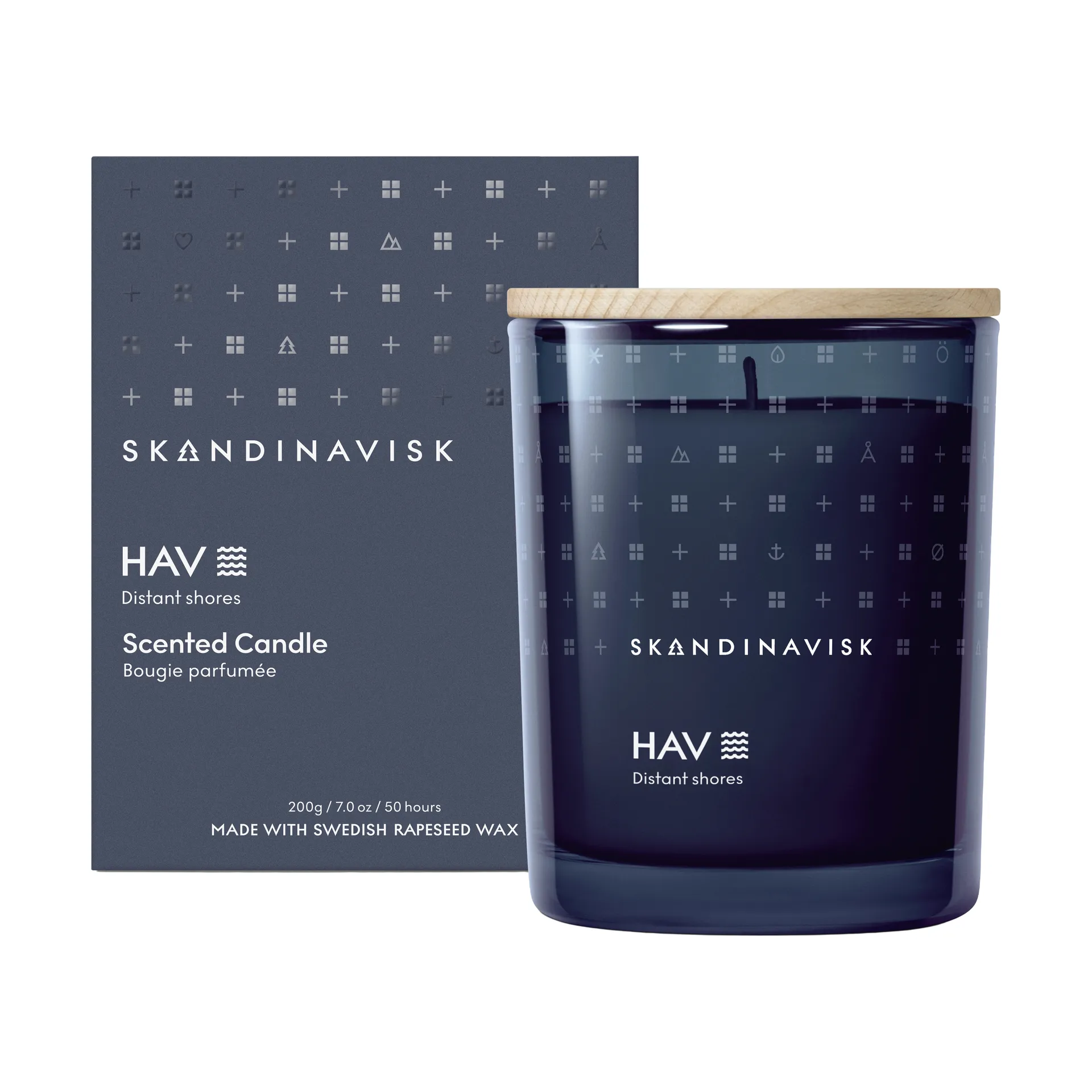 Hav Duftkerze mit Deckel, 200 g Skandinavisk