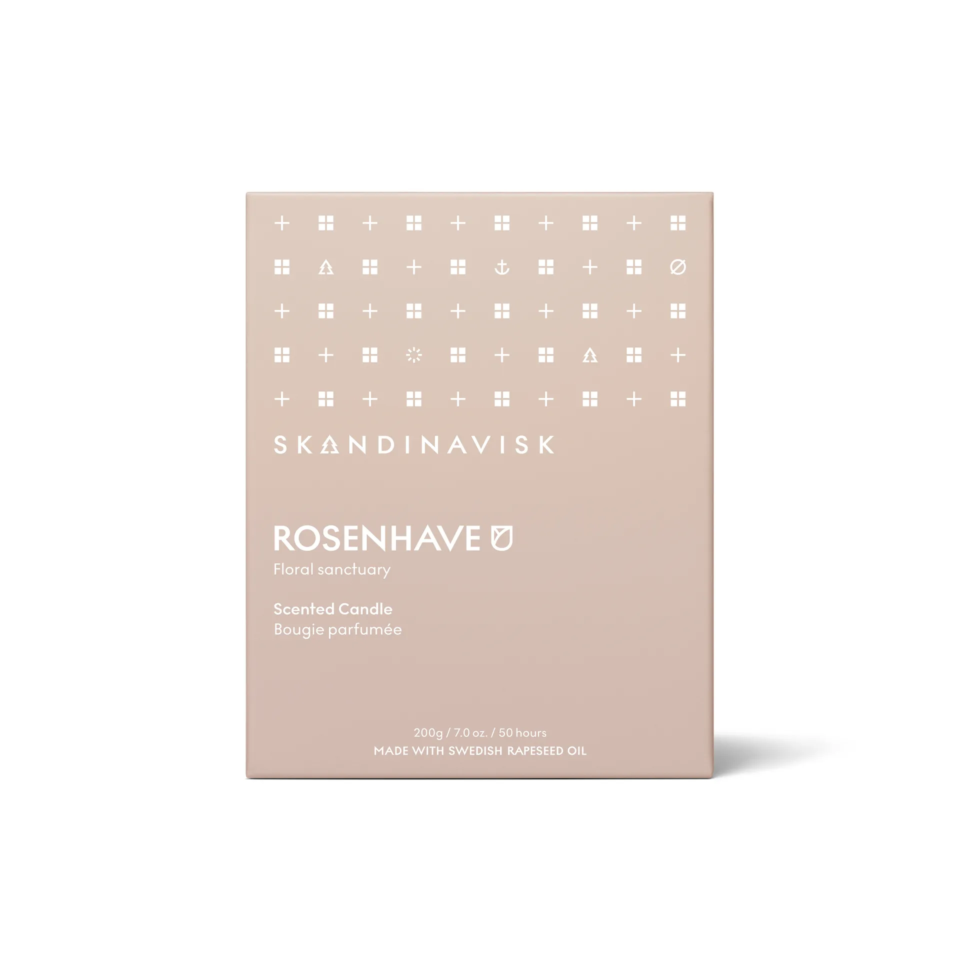 Rosenhave Duftkerze mit Deckel, 200 g Skandinavisk