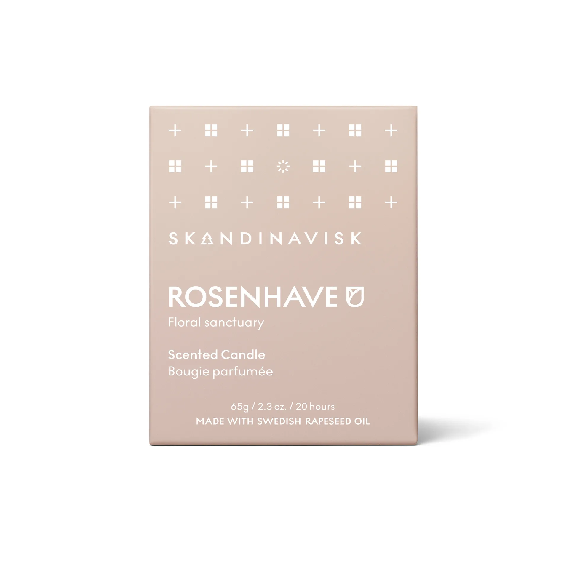 Rosenhave Duftkerze mit Deckel, 65 g Skandinavisk