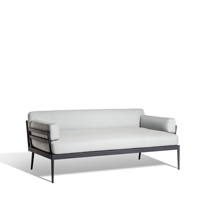 Anholt Sofa - Sunbrella Natté Grey Storm-dunkelgraues Aluminiumgestell - Skargaarden