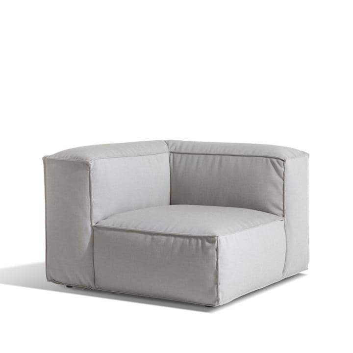 Asker Modulsofa - Sunbrella Sling light grey, Eckteil - Skargaarden