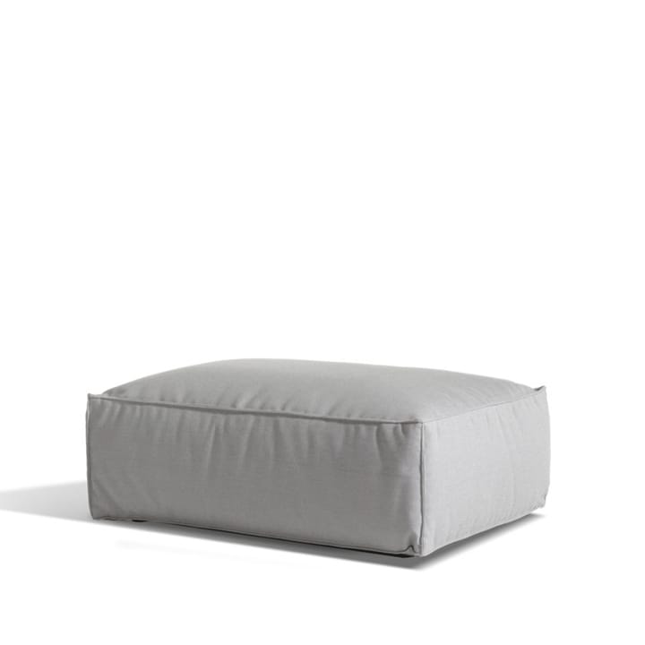 Asker Modulsofa - Sunbrella Sling light grey, Fußhocker - Skargaarden