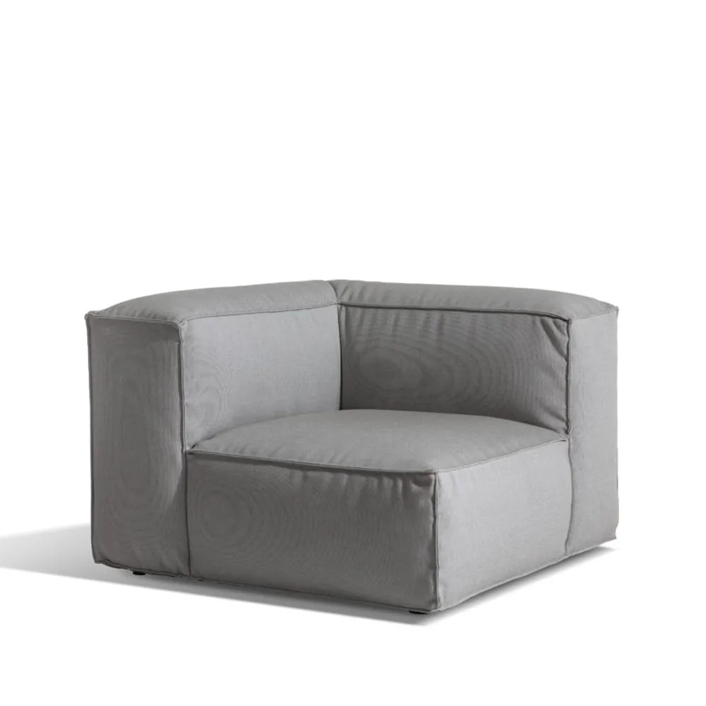 Asker Sofamodul, Sunbrella Sling taupe beige, Eckteil Skargaarden