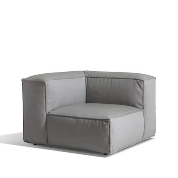 Asker Sofamodul - Sunbrella Sling taupe beige, Eckteil - Skargaarden