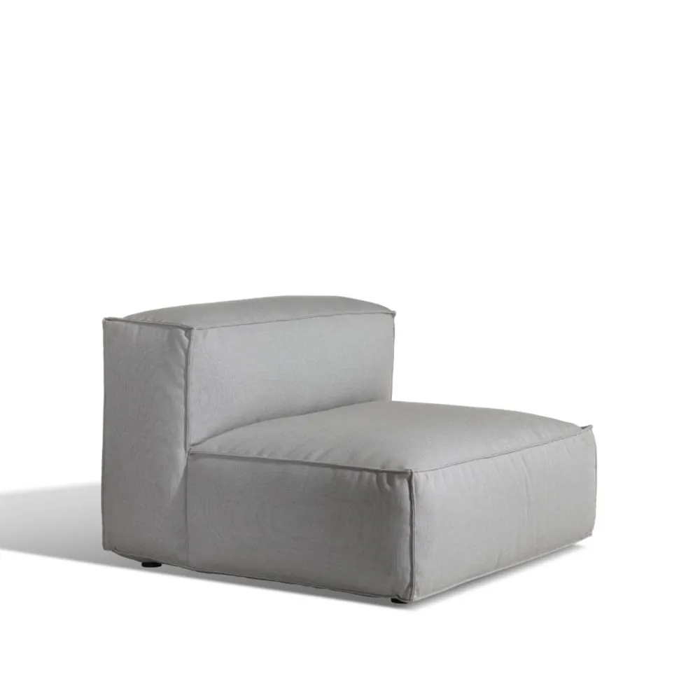Asker Sofamodul, Sunbrella Sling taupe beige, Mittelteil large Skargaarden