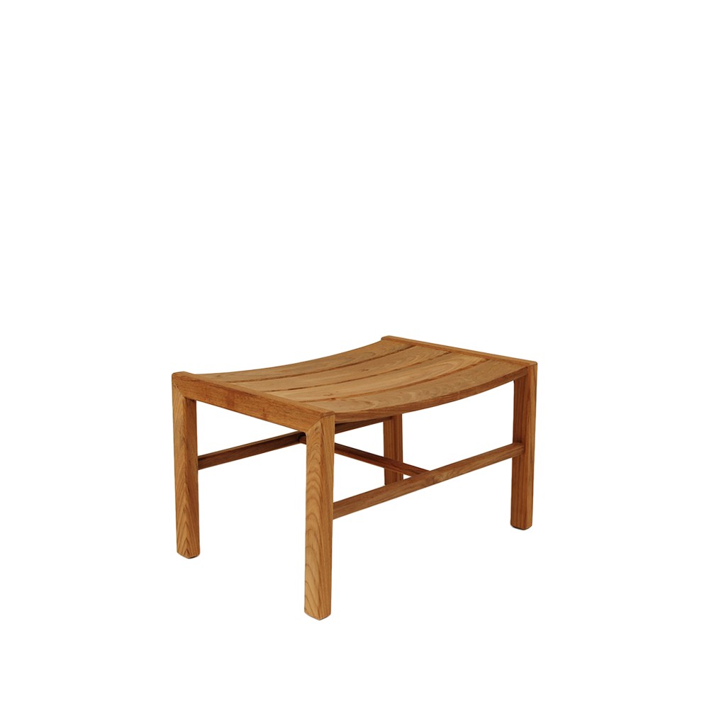Skargaarden Djurö Fußhocker Teak | Skandinavisches Design | Braun