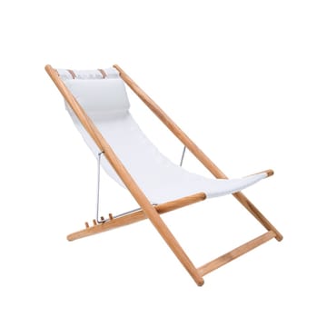 H55 Ruhesessel Teak - Agora Nautic white - Skargaarden