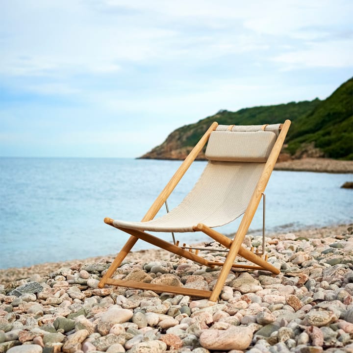 H55 Ruhesessel Teak - Beige - Skargaarden