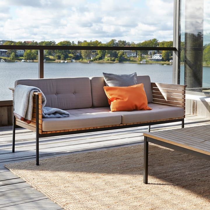 Häringe Sofa - Sunbrella Natté Nature Grey-Teak-Schwarz - Skargaarden