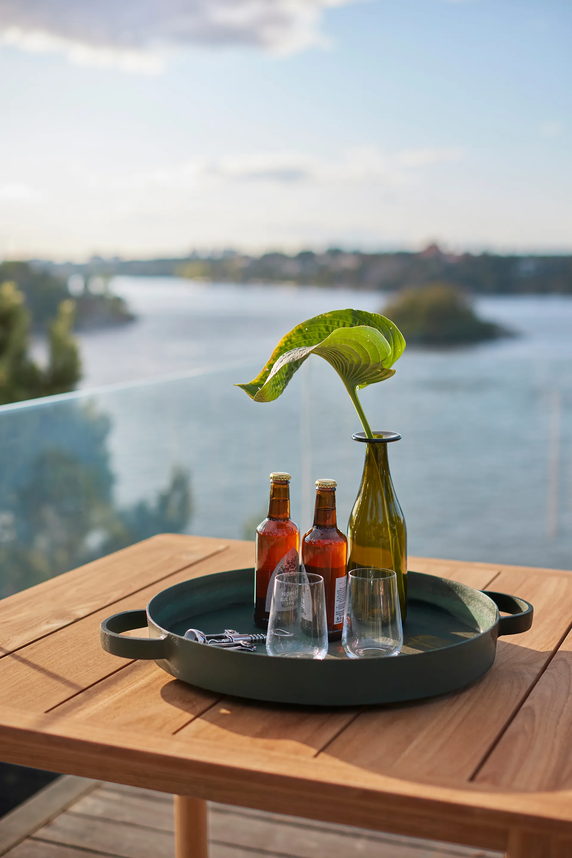 Koster counter table Bartisch 98x98x95 cm, Teak Skargaarden