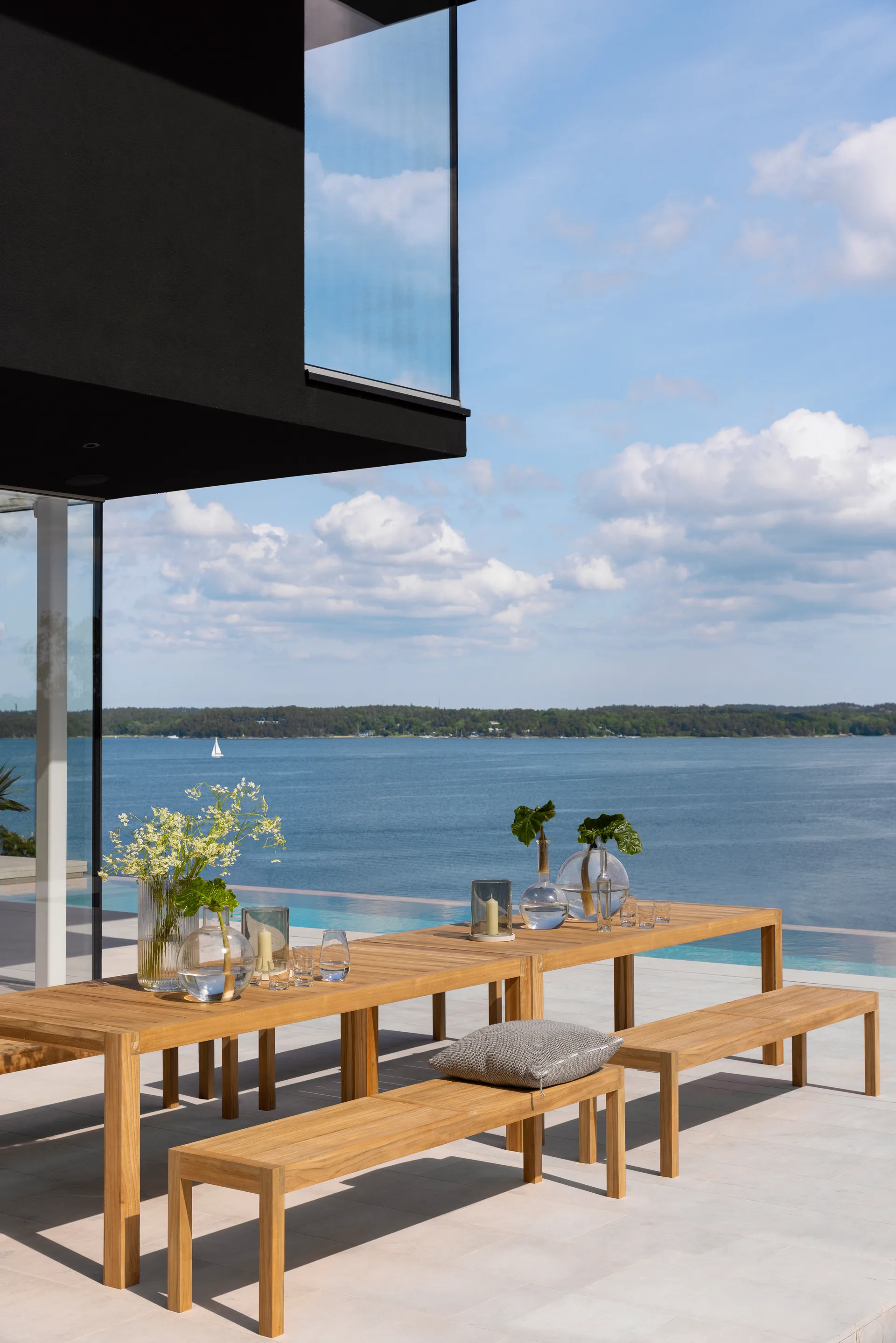 Laknäs Esstisch 210x90 cm, Teak Skargaarden