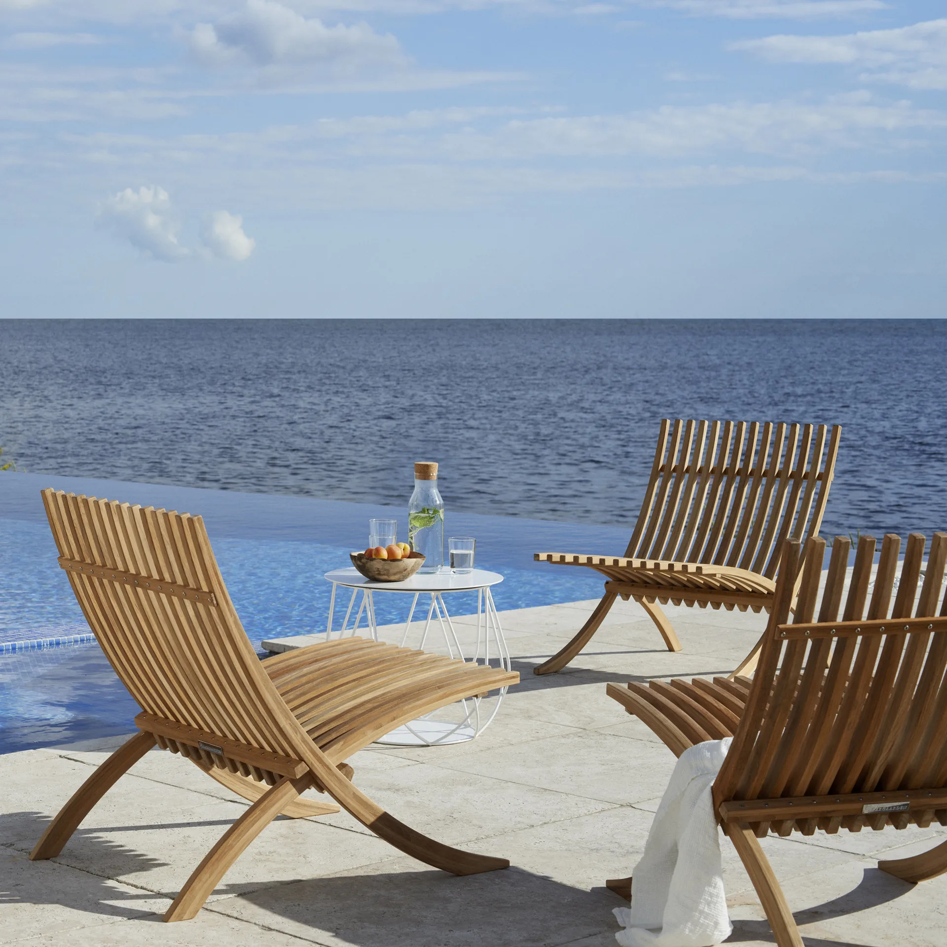 Nozib Lounge-Sessel, Teak Skargaarden