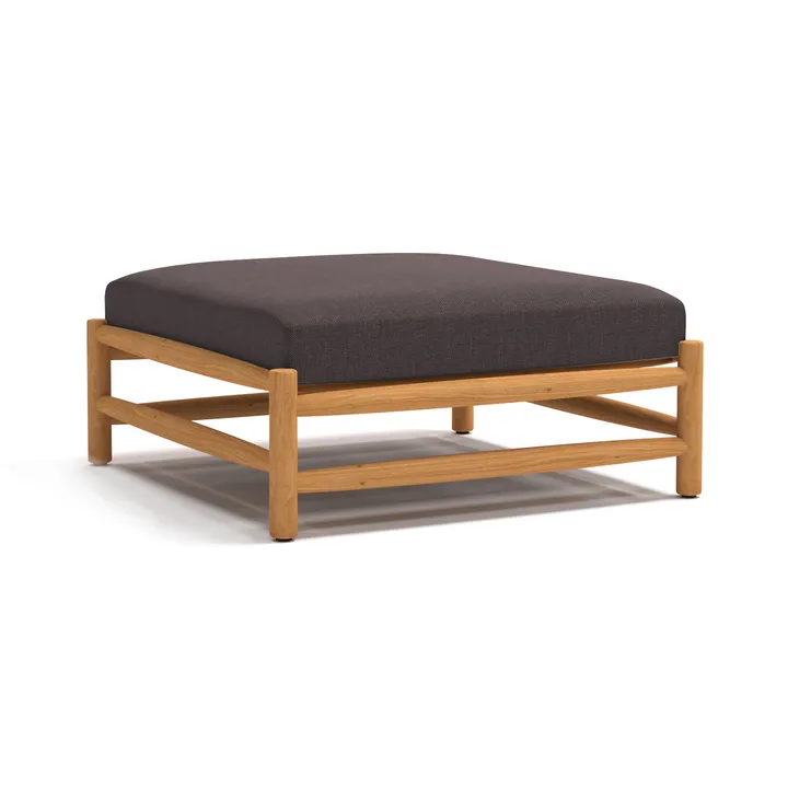 Saltholm Ottoman Teak-Kissen graubraun - Skargaarden