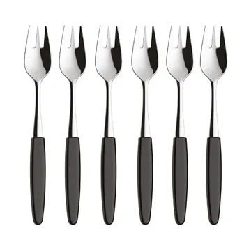 Skaugum Dessertgabel 6er Pack Urban Black - Skaugum of Norway