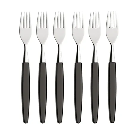 Skaugum Gabel 6er Pack Urban Black - Skaugum of Norway