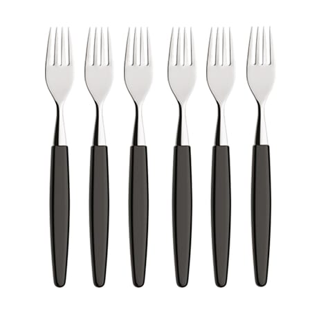 Skaugum Gabel 6er Pack Urban Black - undefined - Skaugum of Norway