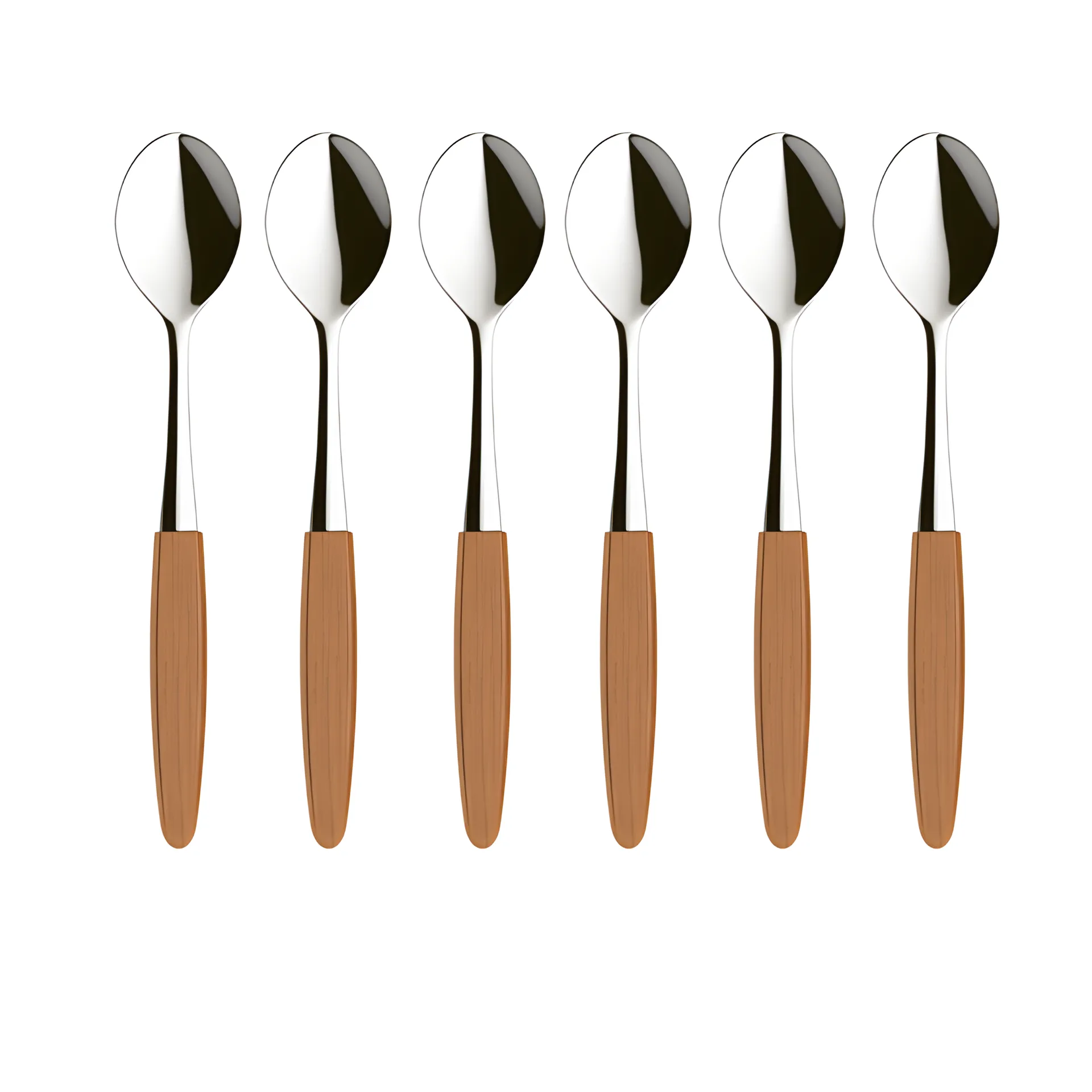 Skaugum Kaffelöffel 6er Pack Ecco Teak,  Skaugum of Norway