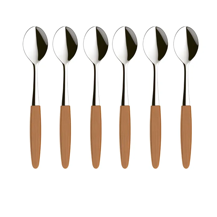 Skaugum Kaffelöffel 6er Pack Ecco Teak - Skaugum of Norway