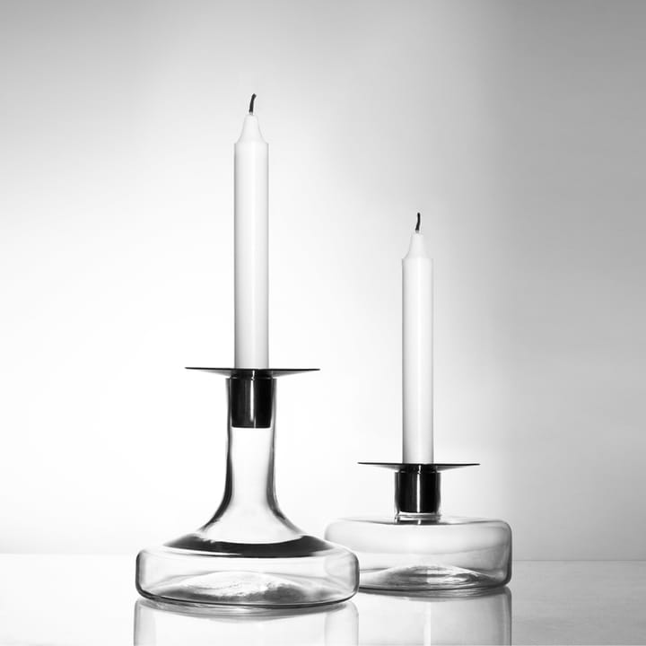 Halo Kerzenhalter - Klar, groß - Skrufs Glasbruk