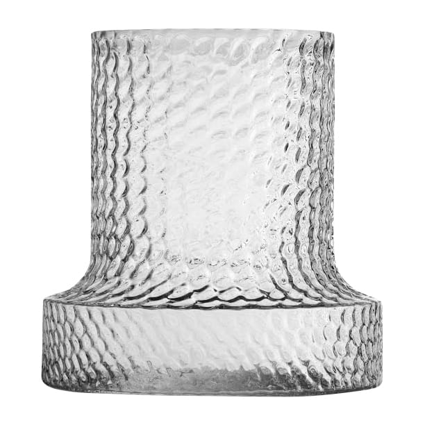 Kolonn Vase strukturiert - 29,5cm - Skrufs Glasbruk
