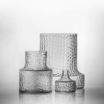 Kolonn Vase strukturiert - 29,5cm - Skrufs Glasbruk