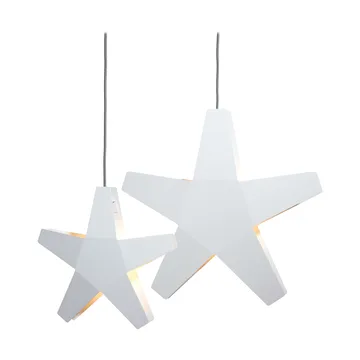 Advent Stjärna Adventsstern - Weiß-graues Kabel, 60 cm - SMD Design