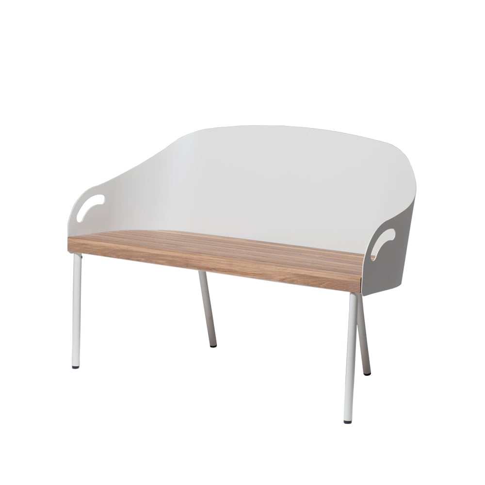 SMD Design Brunnsviken Sofa Weiß-Eiche