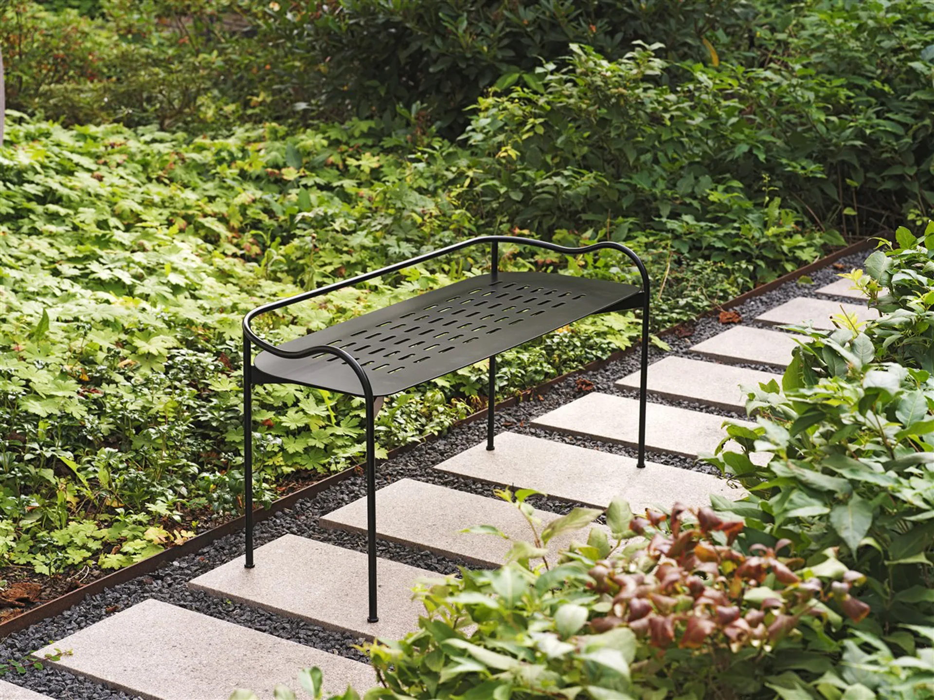 Bubble Outdoor Bank, Schwarz SMD Design